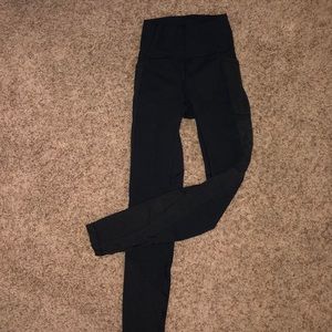 Lululemon Leggings With Mesh Detail